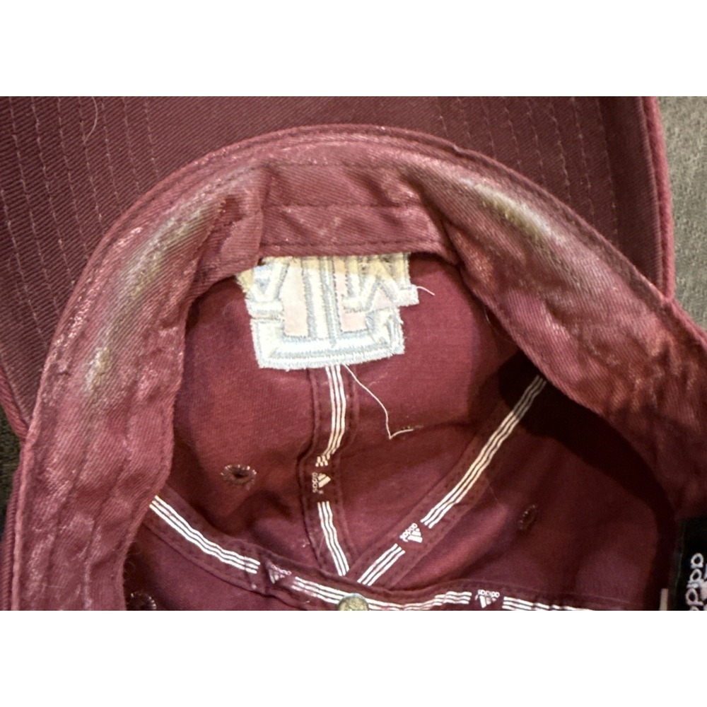 Texas A&M University Aggies Adidas SEC Strapback Adjustable Hat Cap NCAA Maroon - Picture 8 of 8